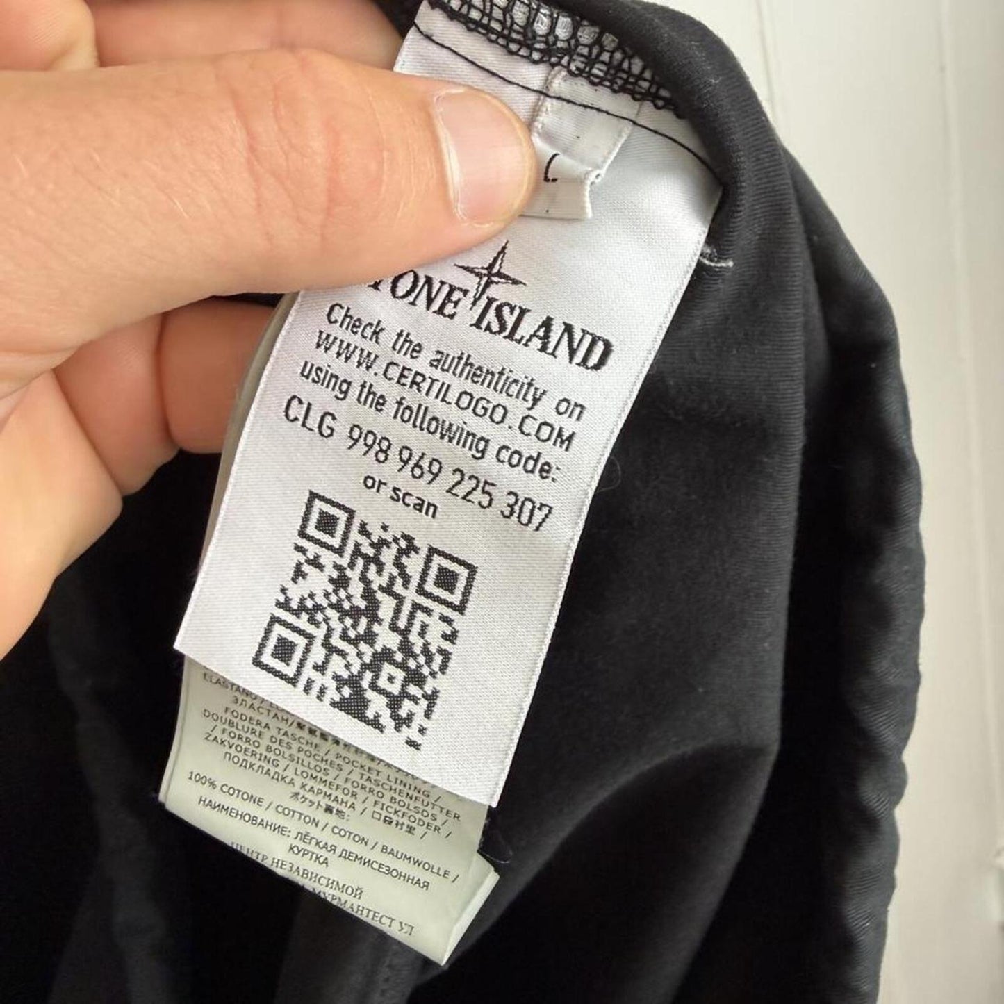 Stone Island Smock Jacket Black (L)