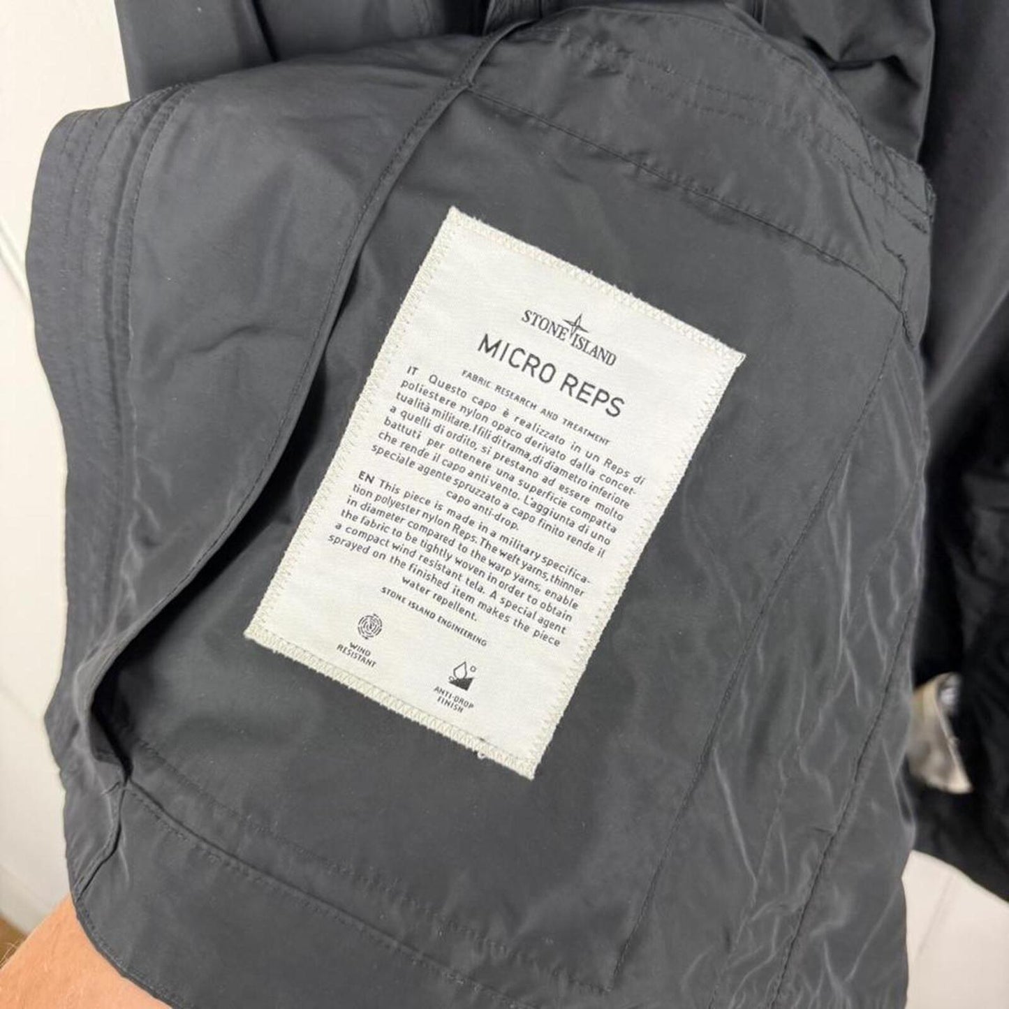 Stone Island Micro Reps Parka Black (M)