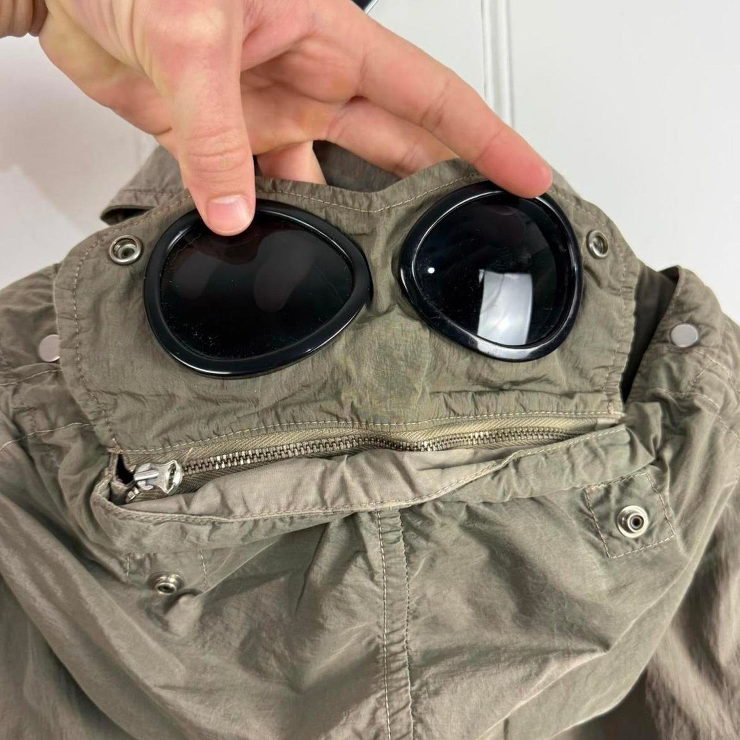 CP Company La Mille Goggle Jacket Khaki – Size 50 (M)