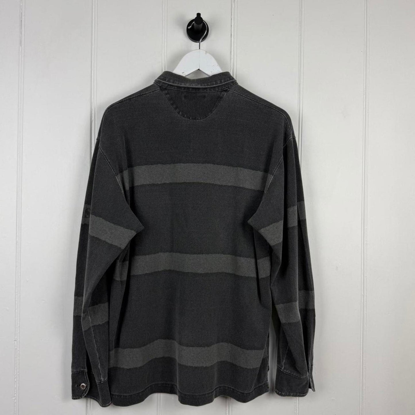 1995 Stone Island Rugby Style Polo Grey (M)