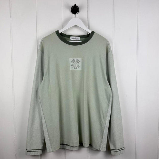 Stone Island Long Sleeve Logo T-Shirt (XL)