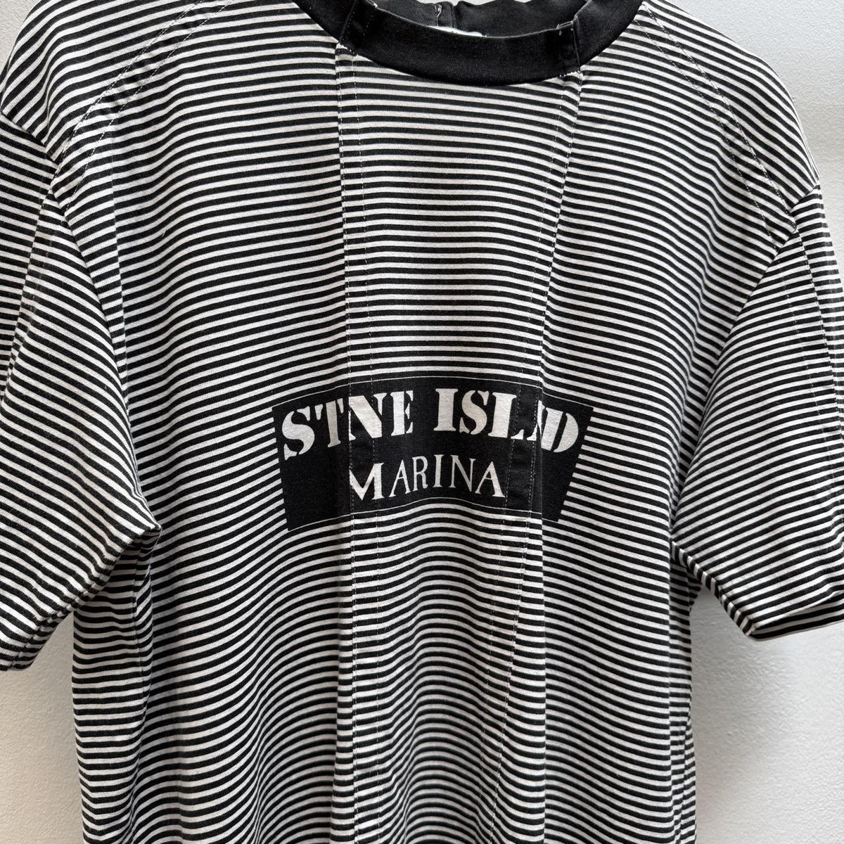 00’s Stone Island Marina Striped T-shirt (L)