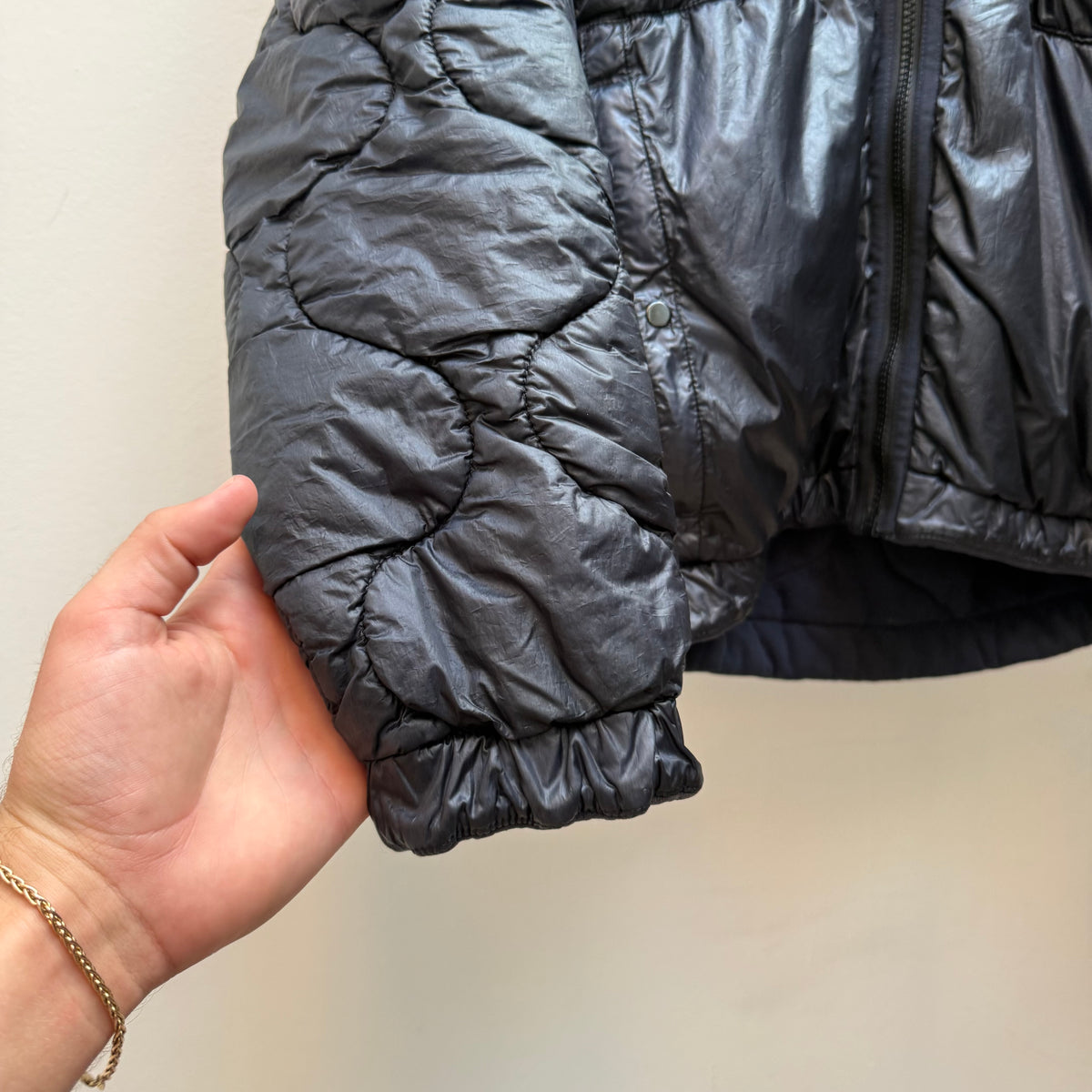 Stone Island 2000s Reversible Quilted Puffer Jacket – Deep Navy Blue