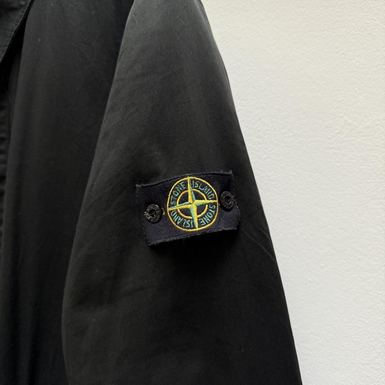 Early 00’s Stone Island Dutch Rope Raso Parka Jacket in Black (L)