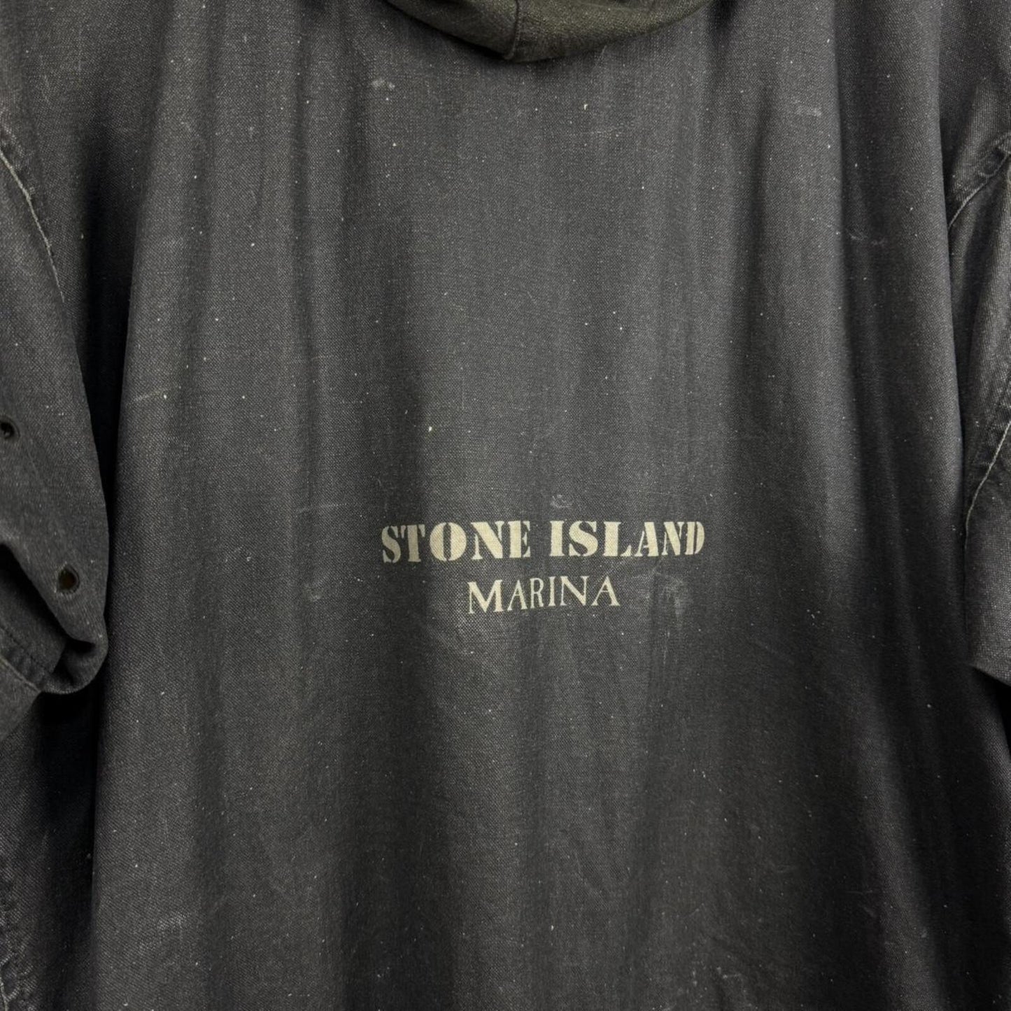 1980's Stone Island Marina Sailcloth Jacket Khaki (M)