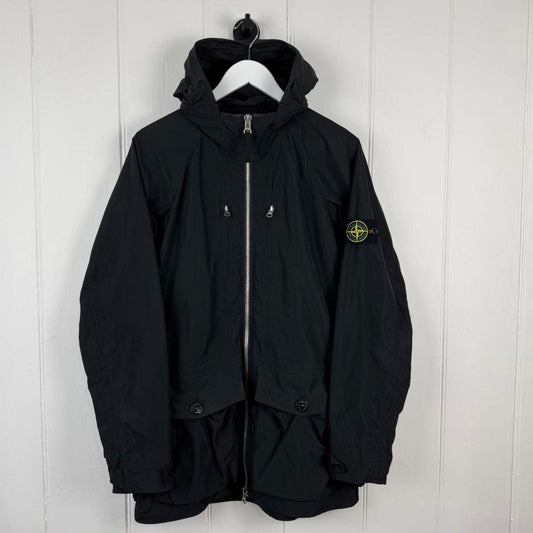 Stone Island Micro Reps Multi Pocket Parka Black (M)