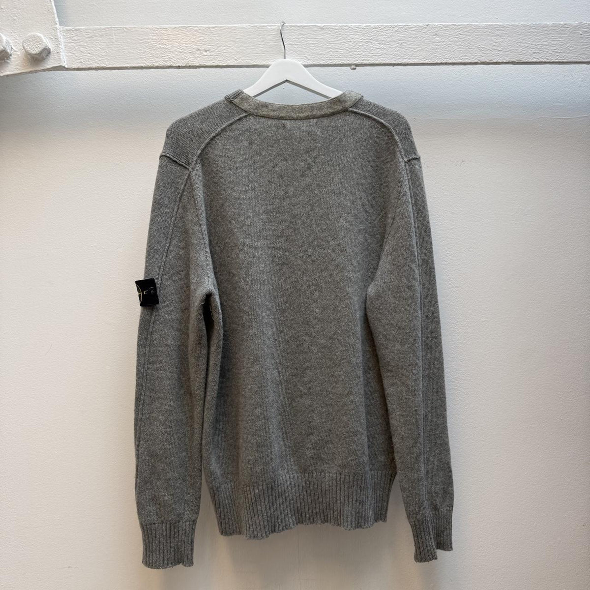 Stone Island Pre-Certilogo Wool Knit Jumper (XL)