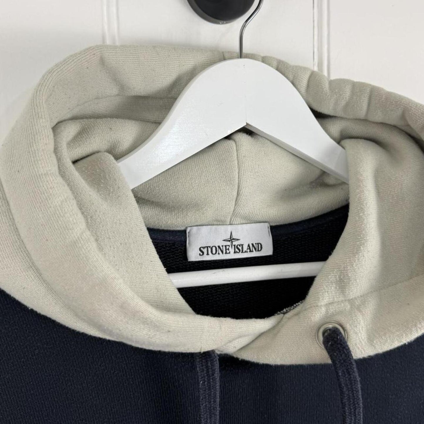 Stone Island Marina Hoodie Navy / Cream (L)