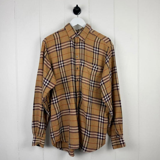 Burberry London Nova Check Button Down Shirt (L)