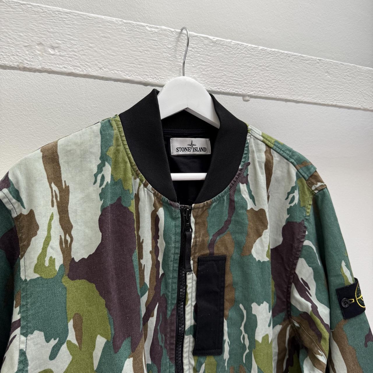 Stone Island Flowing Camo Bomber Jacket (L)
