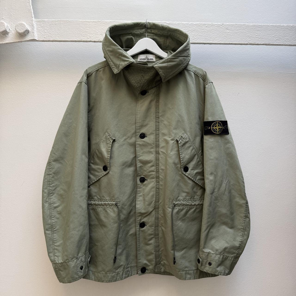 Stone Island David-TC Hooded Field Jacket (L)