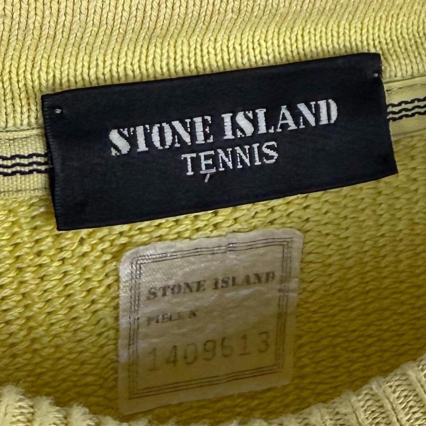 1980's Stone Island Tennis Knit Jumper (XL)