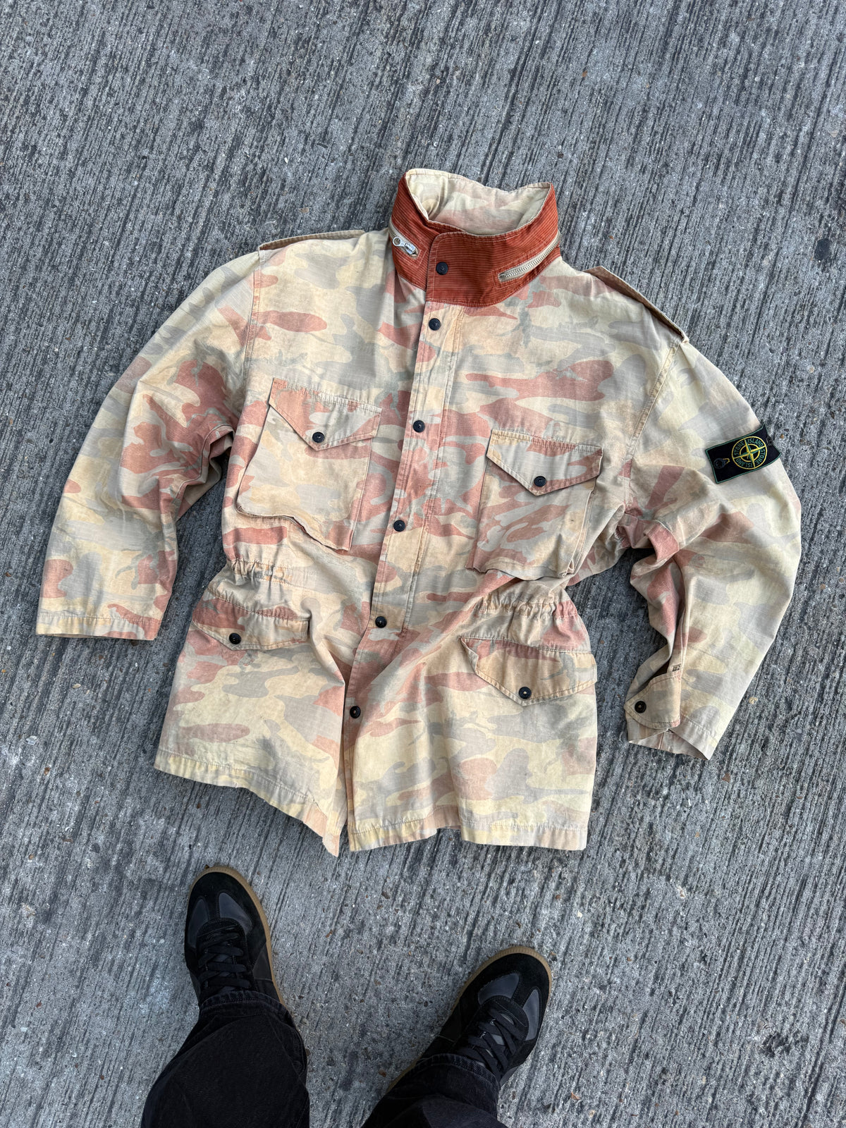 1990 S/S Stone Island Ice Camo Field Jacket (M)