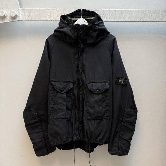 Vintage Stone Island Lino Flax Dutch Rope Jacket – Black (XL)