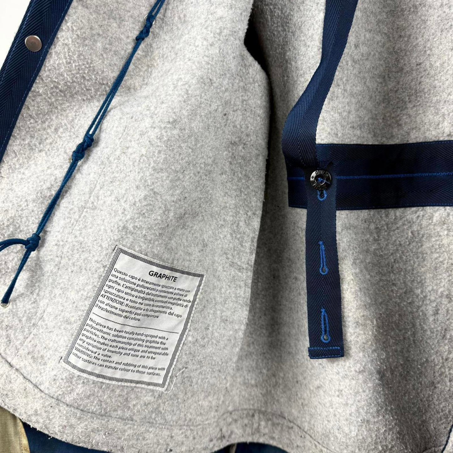 Stone Island “Graphite” Hand-Sprayed Jacket (L)