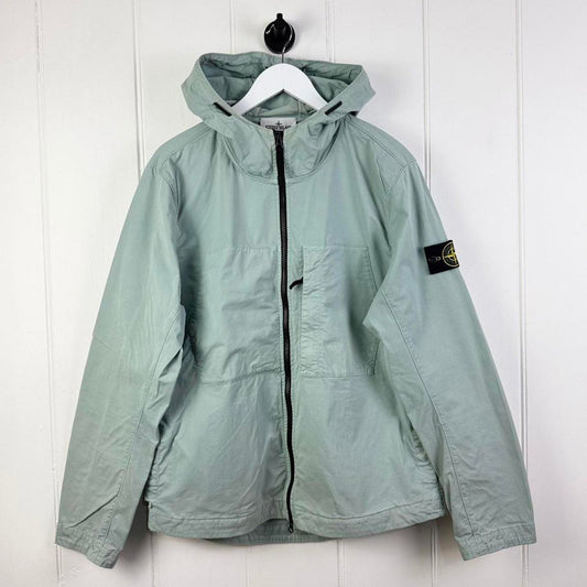 Stone Island Supima® Cotton Twill Stretch-TC Hooded Jacket (L)