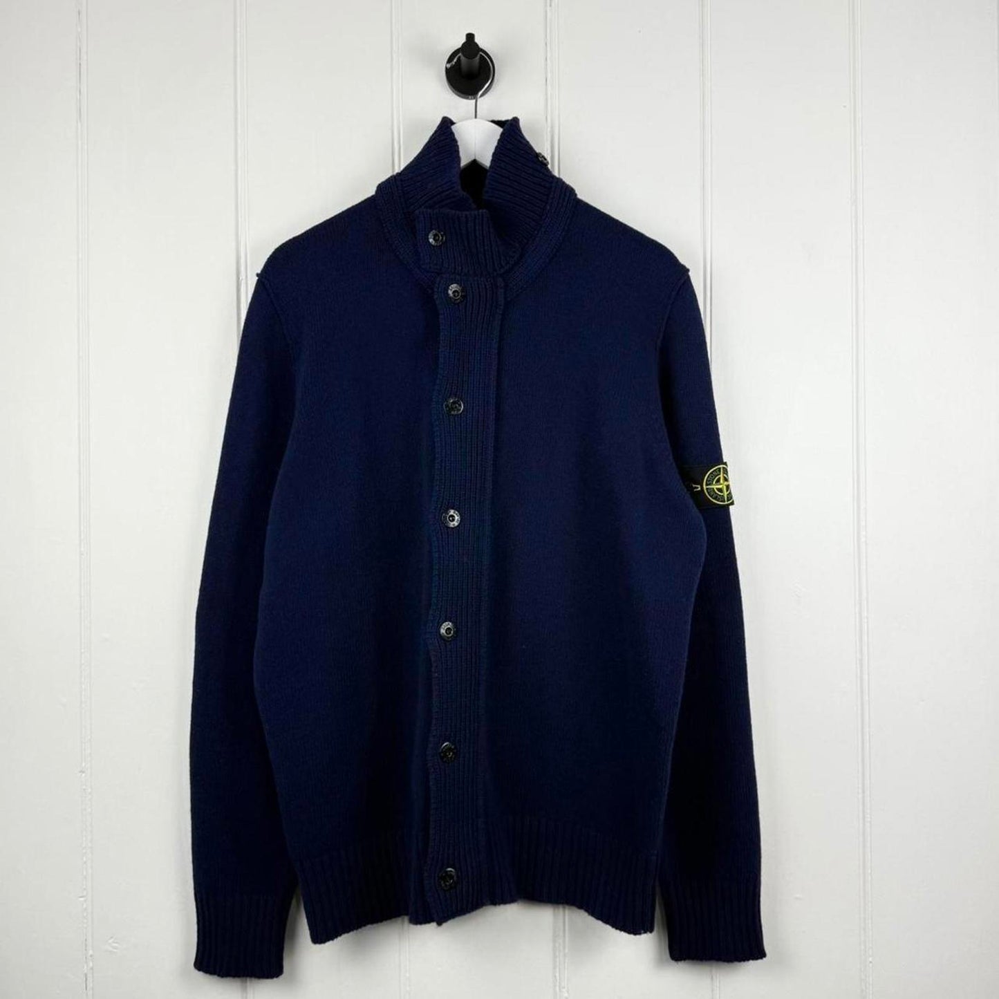 Stone Island Ribbed Knit Cardigan (XL)