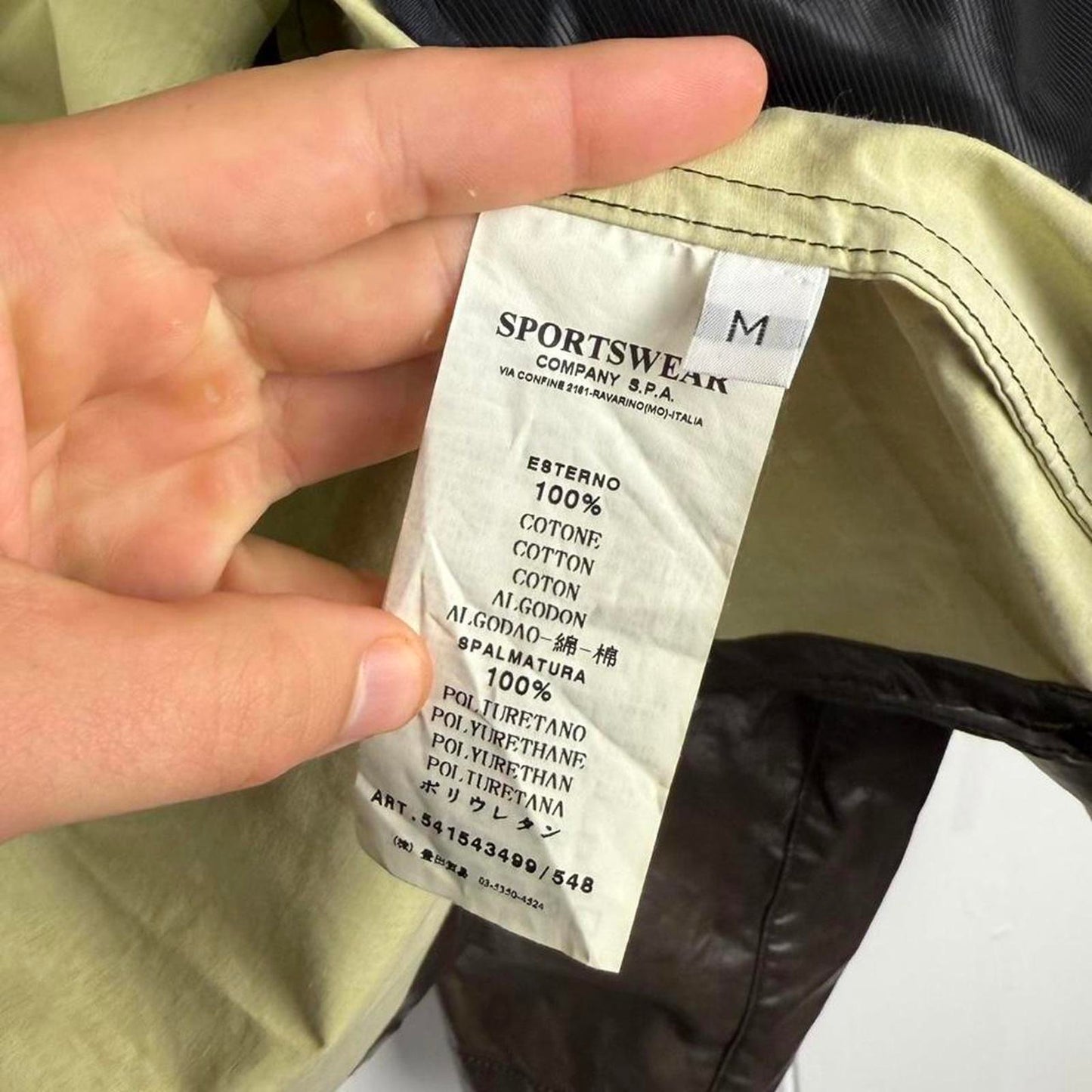 2011 Stone Island Heat Reactive Jacket in Yellow (M)