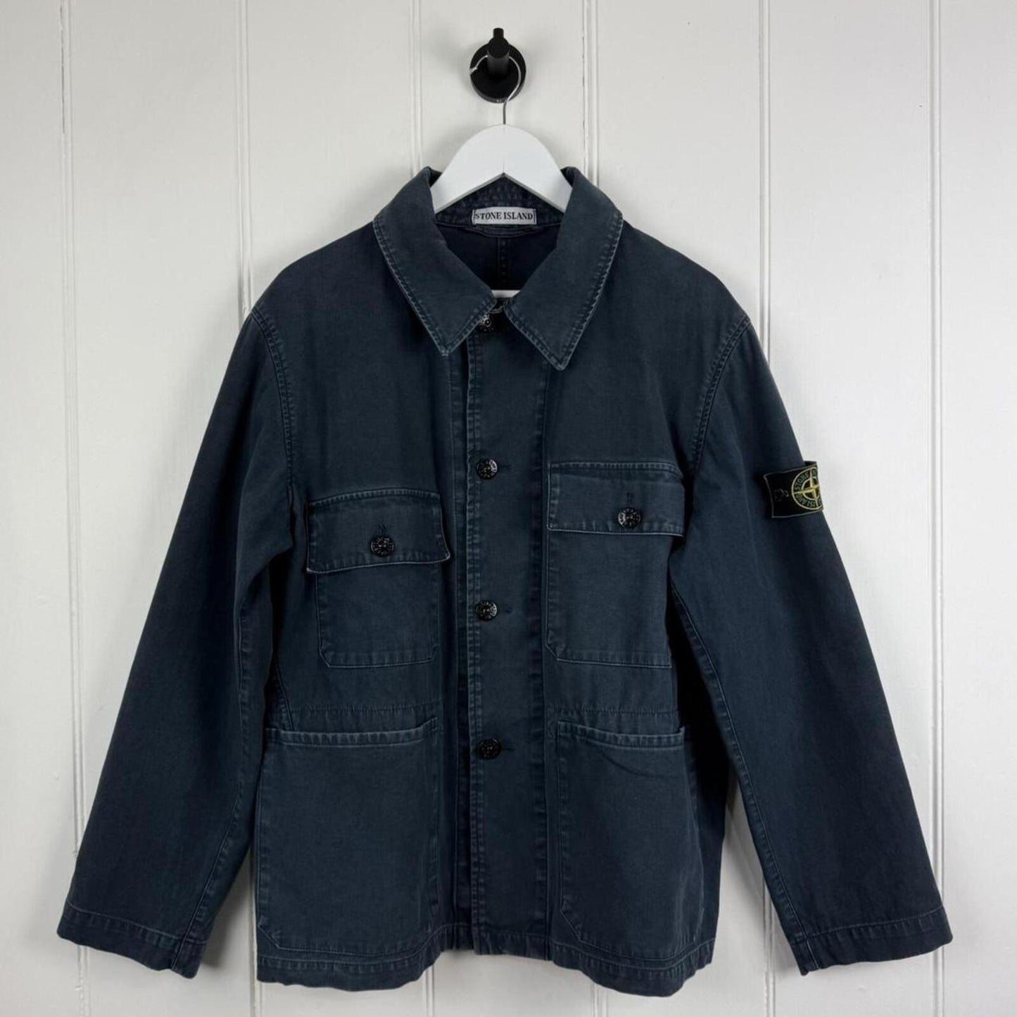 1999 Stone Island Chore Jacket Fad Navy (M)