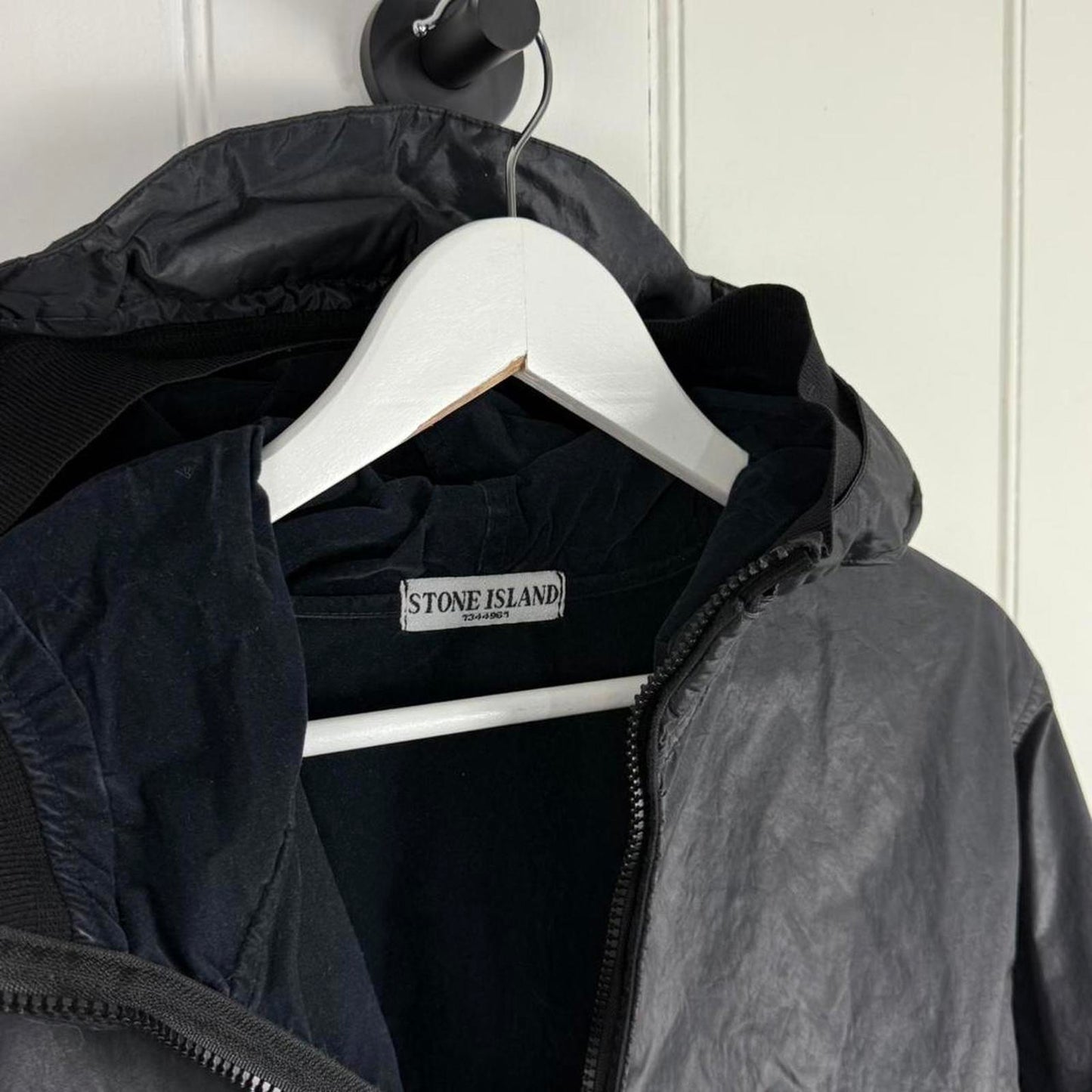 Stone Island Sportswear Hooded Jacket Black (M)