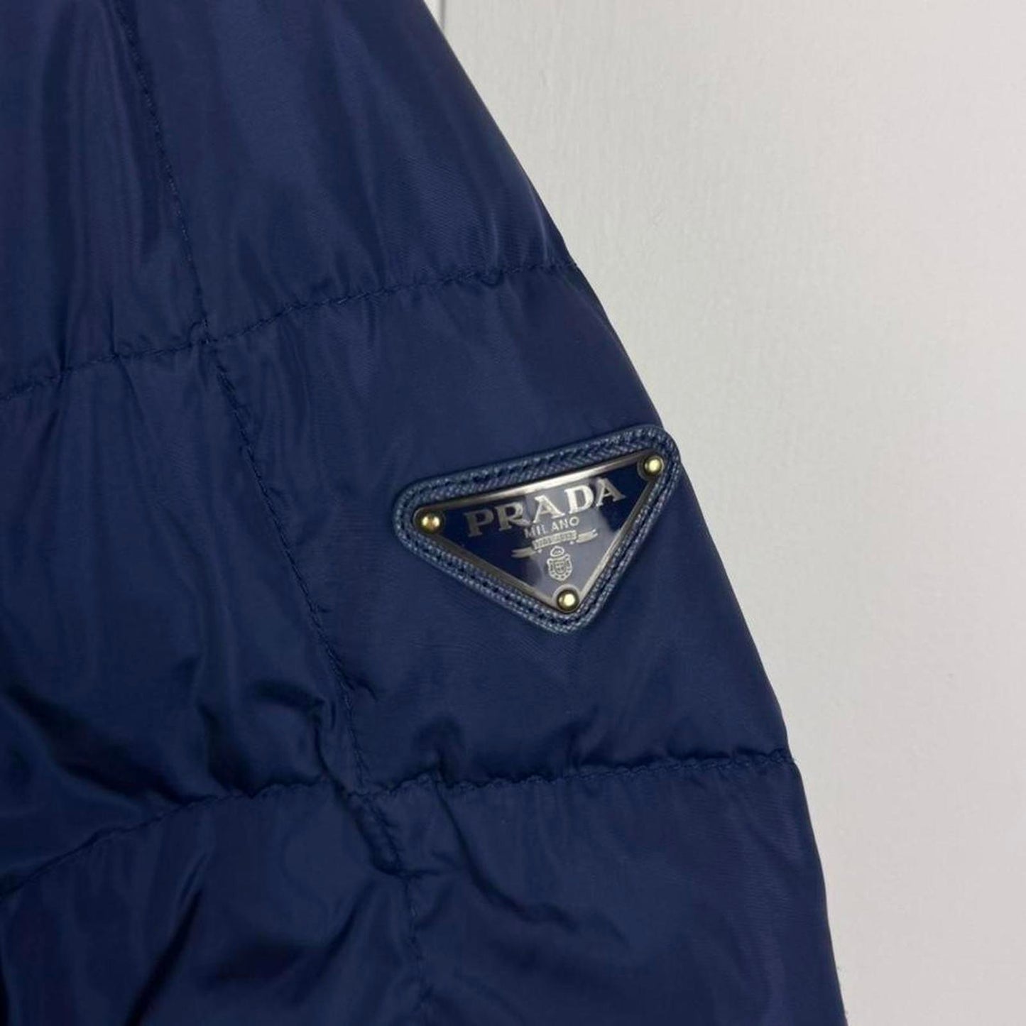Prada Puffer Jacket Blue (S)