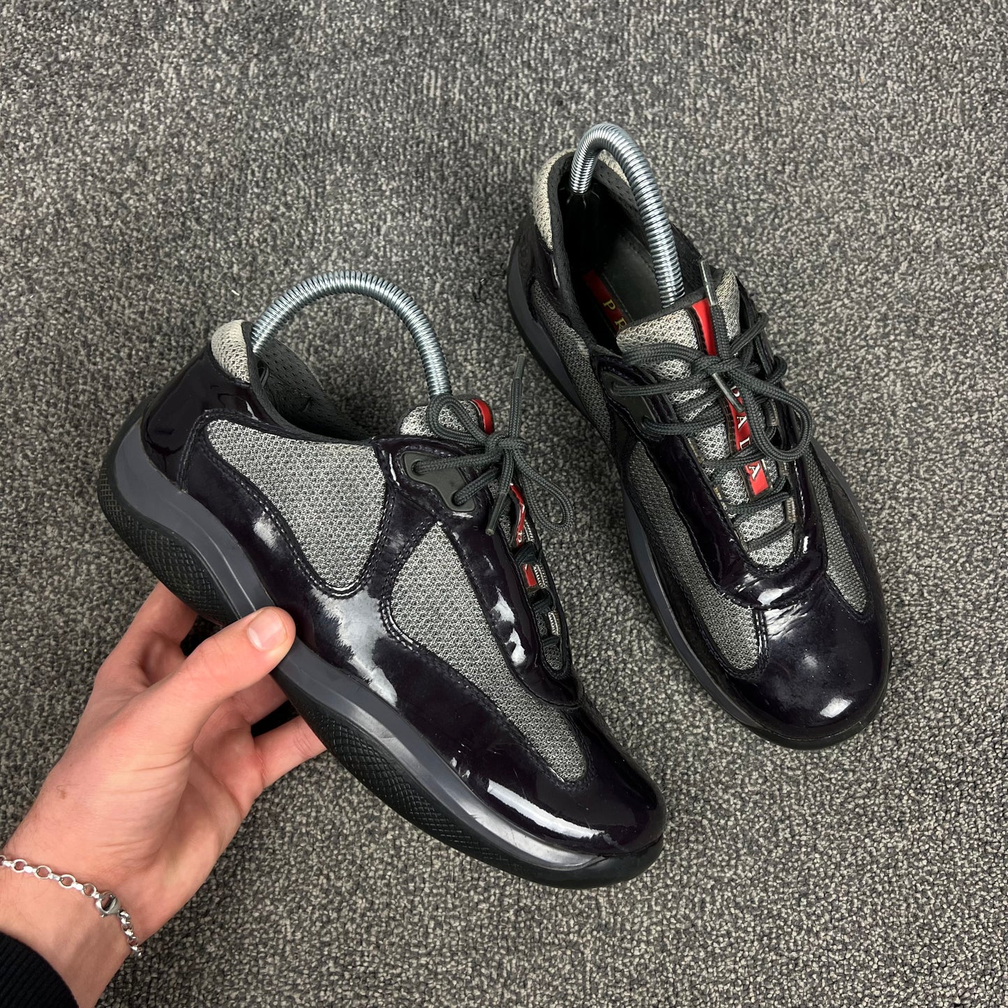 Prada America Cup Trainers Purple (UK5.5)