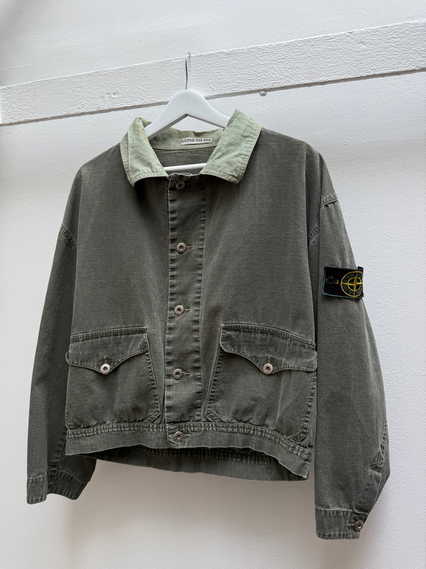 1987 Stone Island Denim Ripstop Jacket (M)