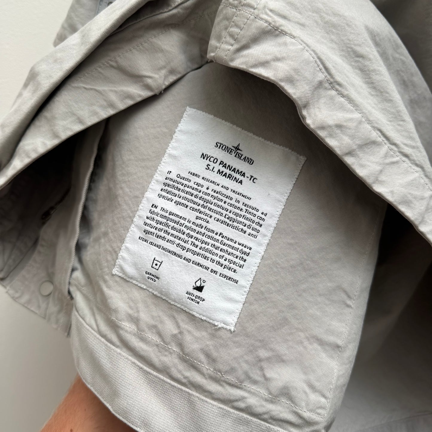BNWT Stone Island SS26 Nyco Panama Marina Sail Jacket (L)