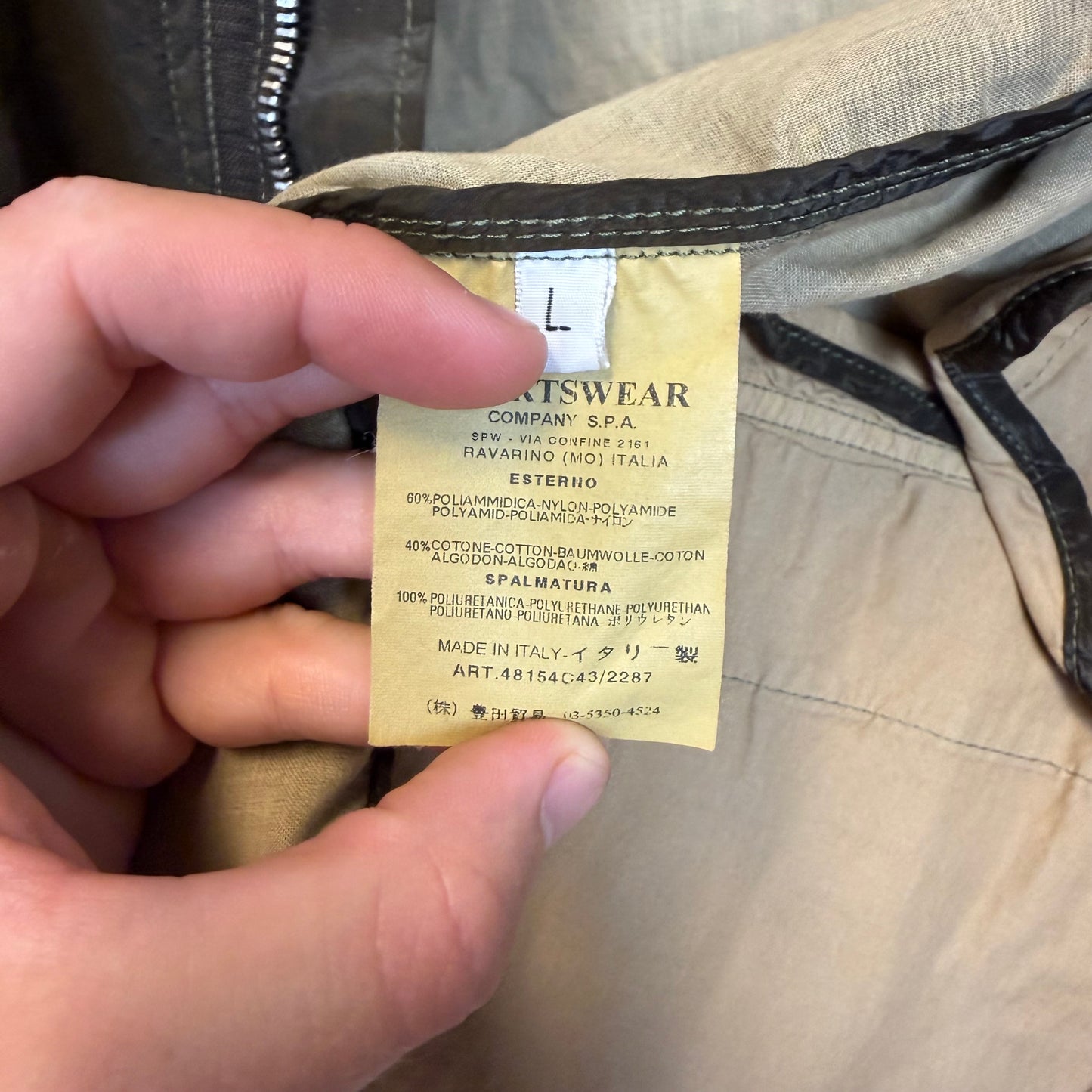 00’s Stone Island Nylon Lightweight Jacket (L)