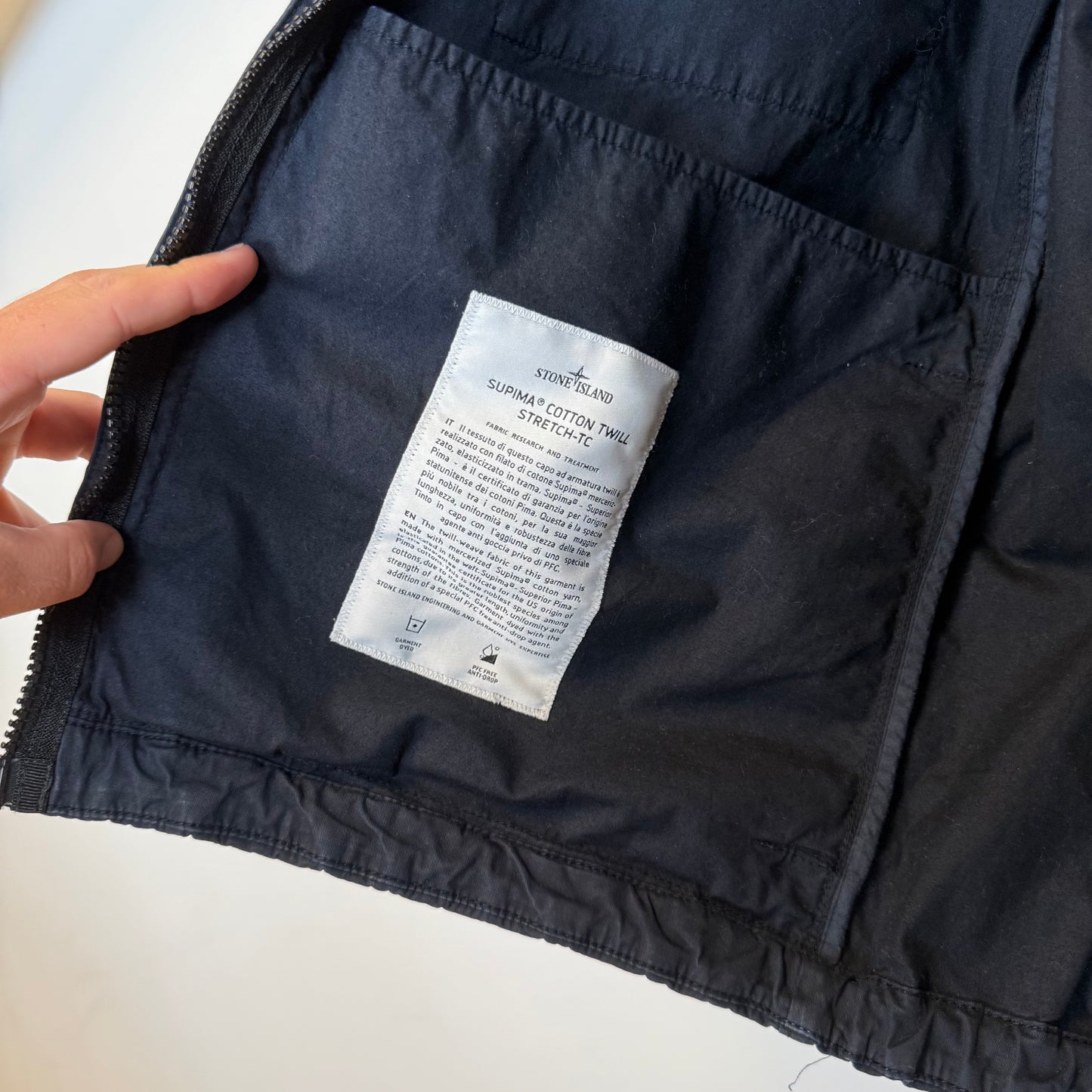Stone Island Supima Cotton Twill Jacket (L)