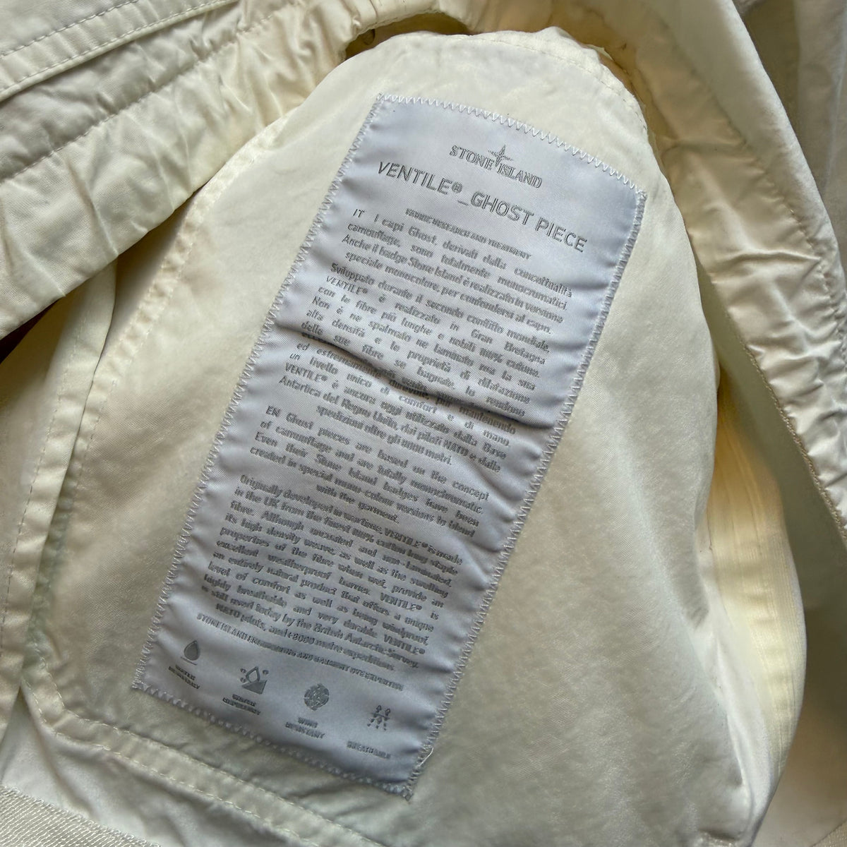 2012 Stone Island Ghost Ventile Jacket (XL)