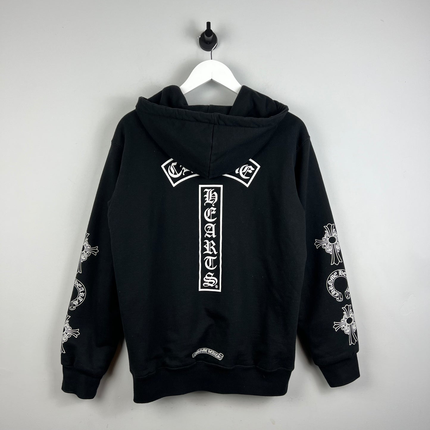 Chrome Hearts Floral Cross Logo Hoodie (M)