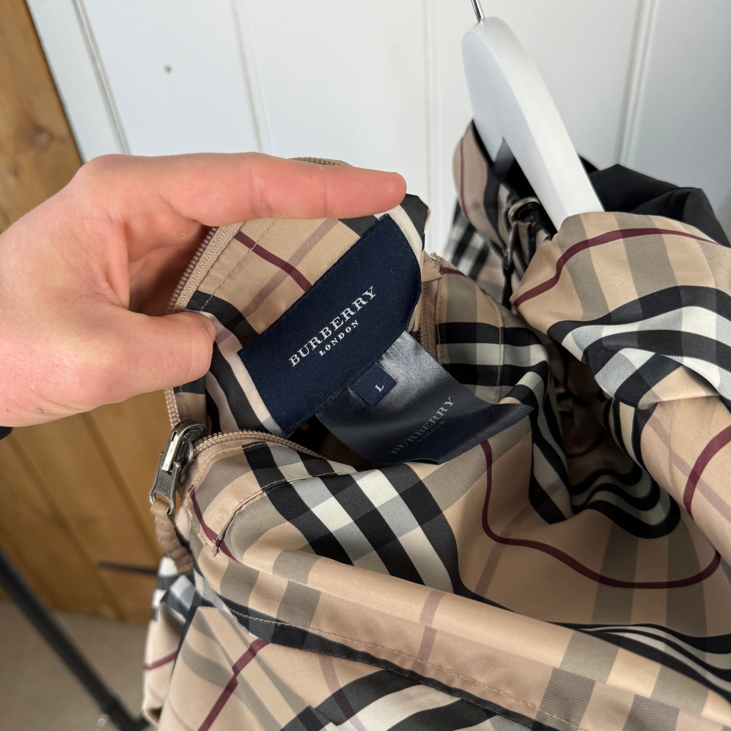 Burberry Reversible Nova Check Rain Jacket (XL/XXL)
