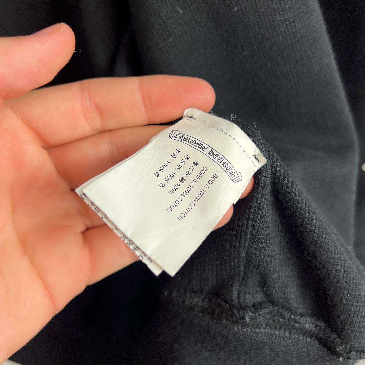 Chrome Hearts Floral Cross Logo Hoodie (M)