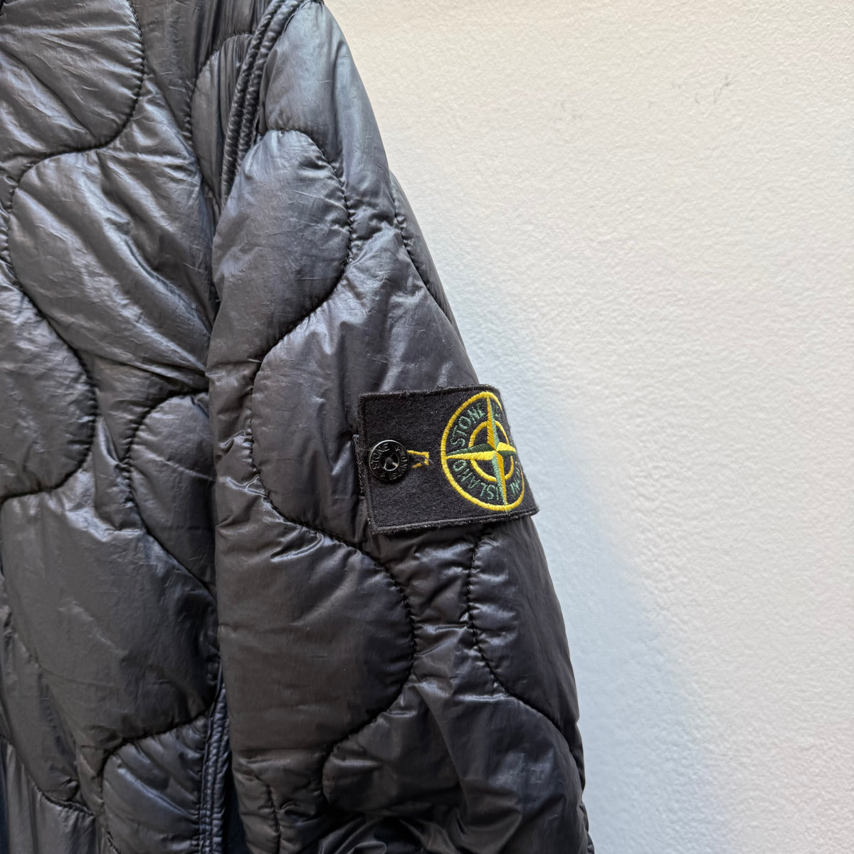 Stone Island 2000s Reversible Quilted Puffer Jacket – Deep Navy Blue