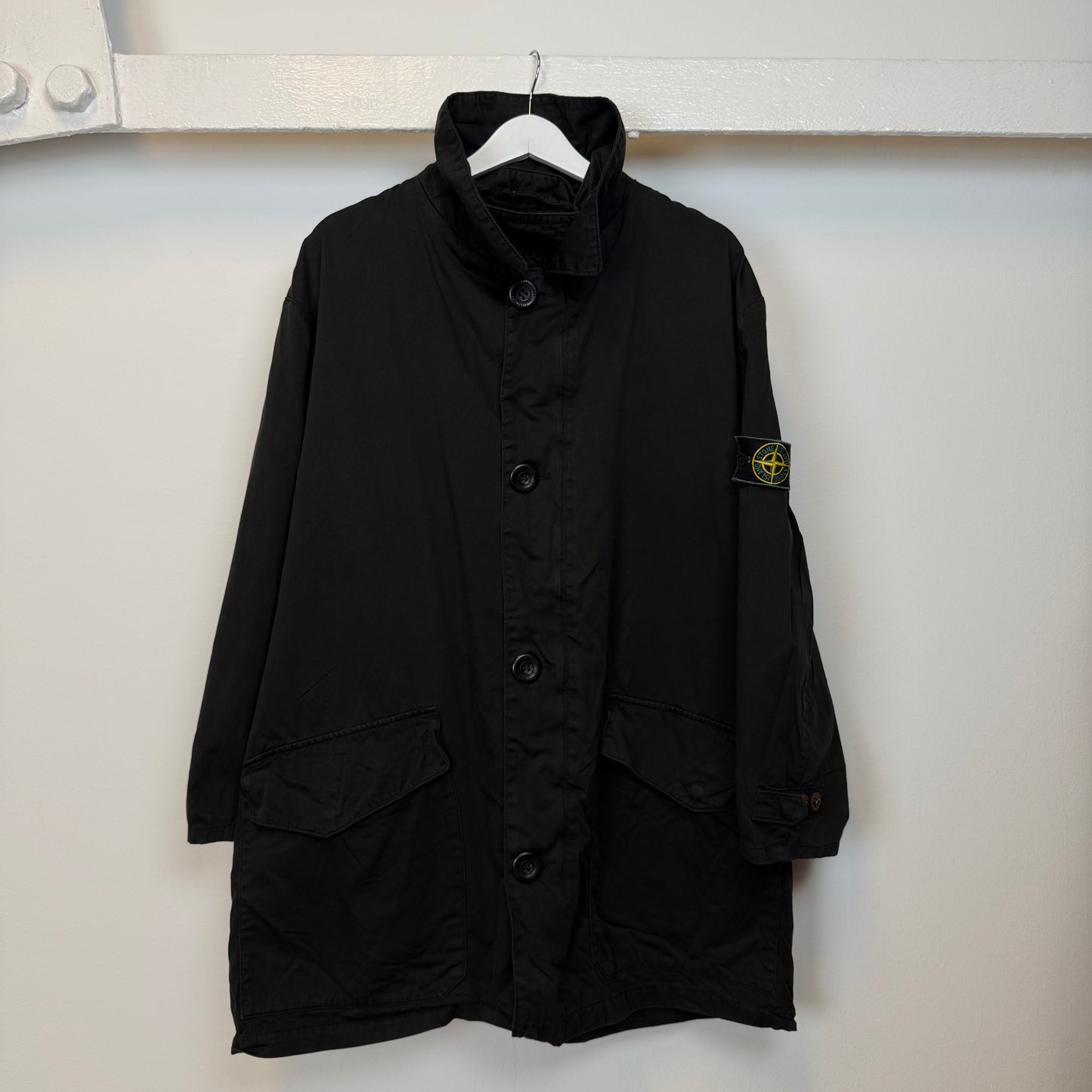 90’s Stone Island Raso Parka Jacket (XL)
