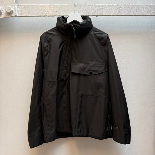 Stone Island Marina Jacquard 3L Gore-Tex Pullover Jacket – Black