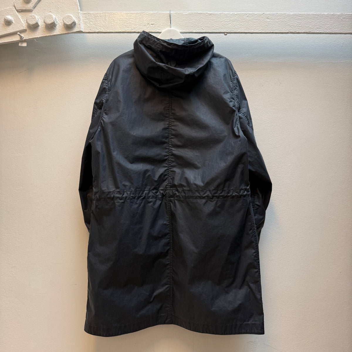 Stone Island Waxed Pigment Cotton Tela Parka (L)