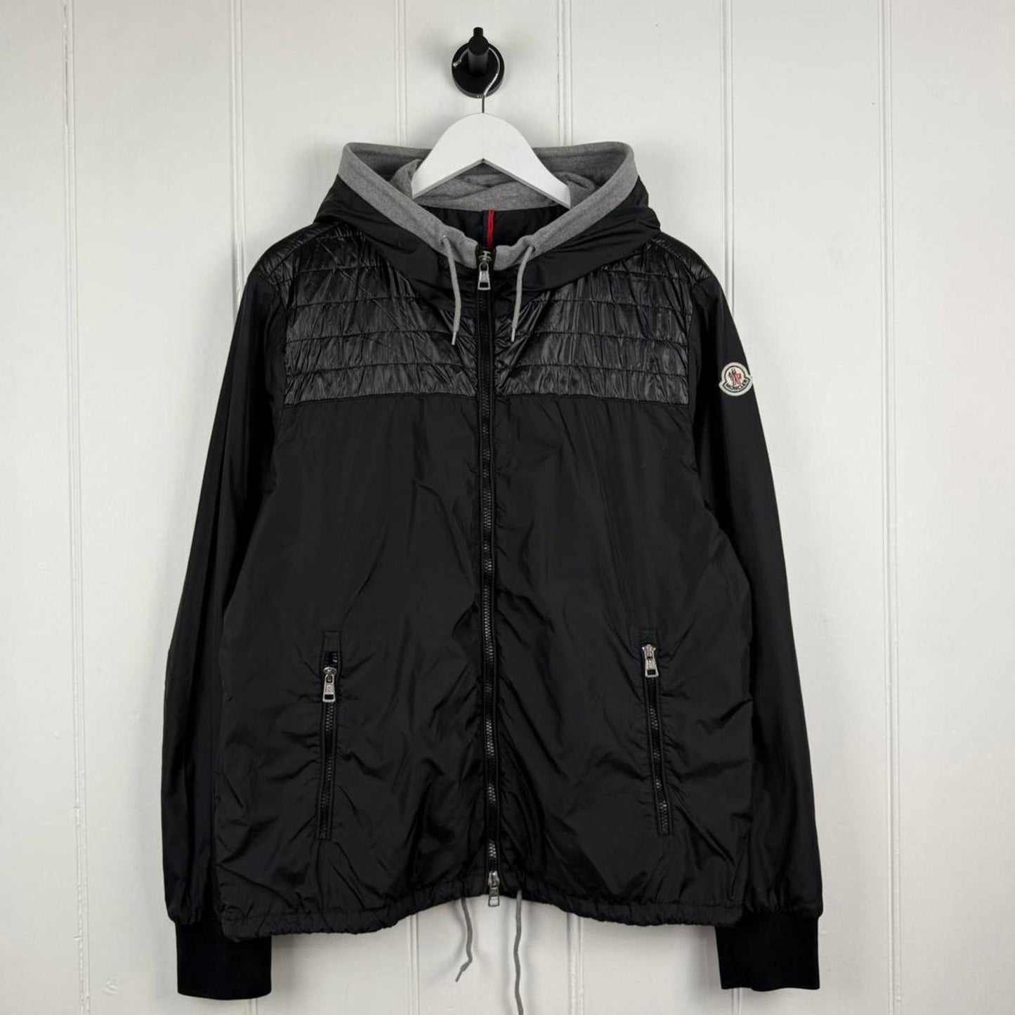 Moncler Cedric Quilted Hooded Jacket (L)