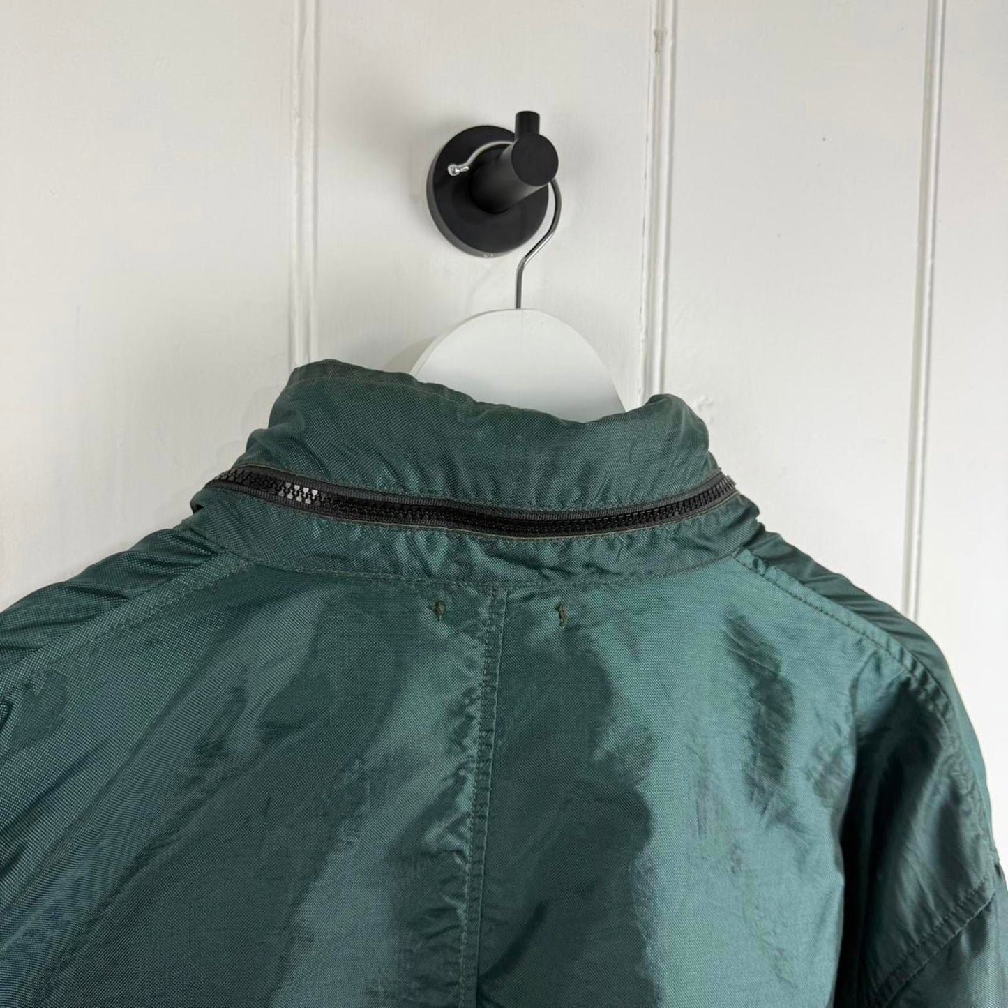1995 Stone Island Formula Steel Nylon Jacket – Dark Emerald Green (XXL)