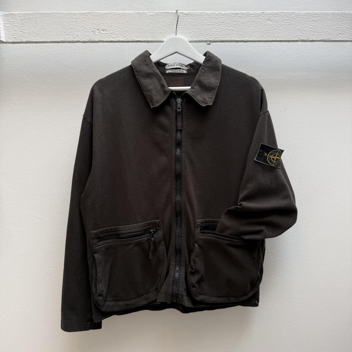 90’s Stone Island Collared Jumper (M)