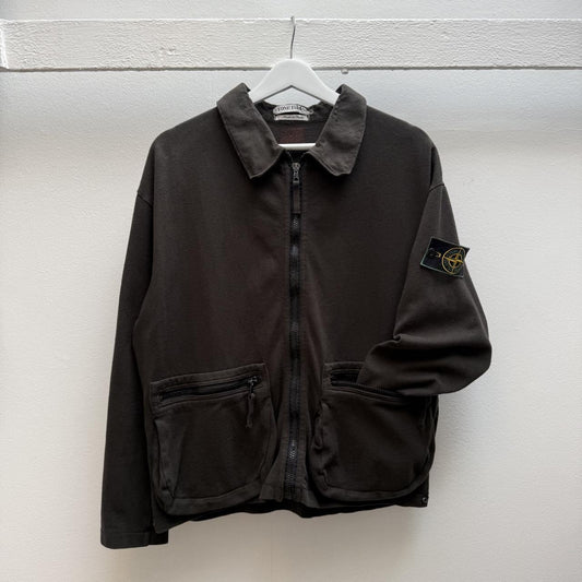 90’s Stone Island Collared Jumper (M)