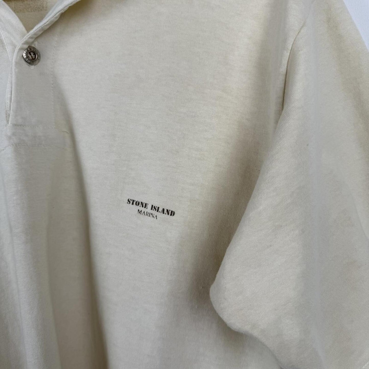 Stone Island Marina Polo Shirt Cream (M/L)