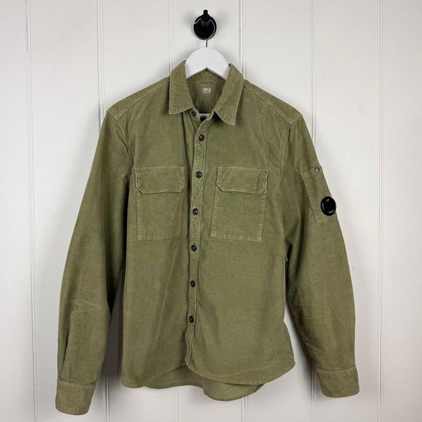 C.P. Company Corduroy Overshirt Olive (M)