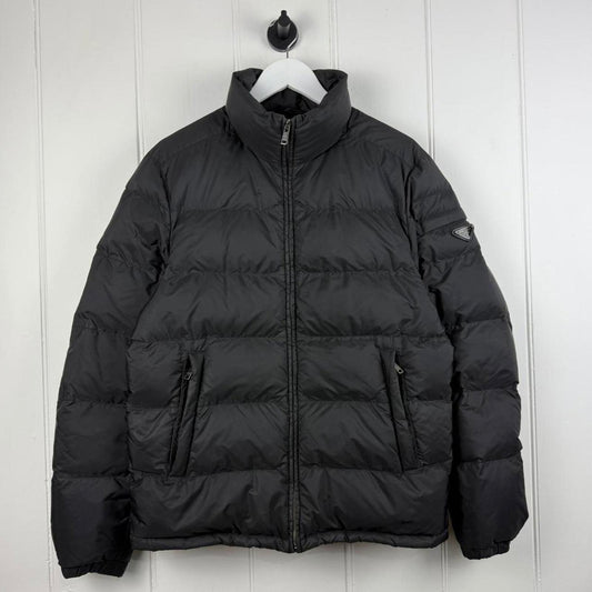 Prada Mainline Black Nylon Down Puffer Jacket (M)