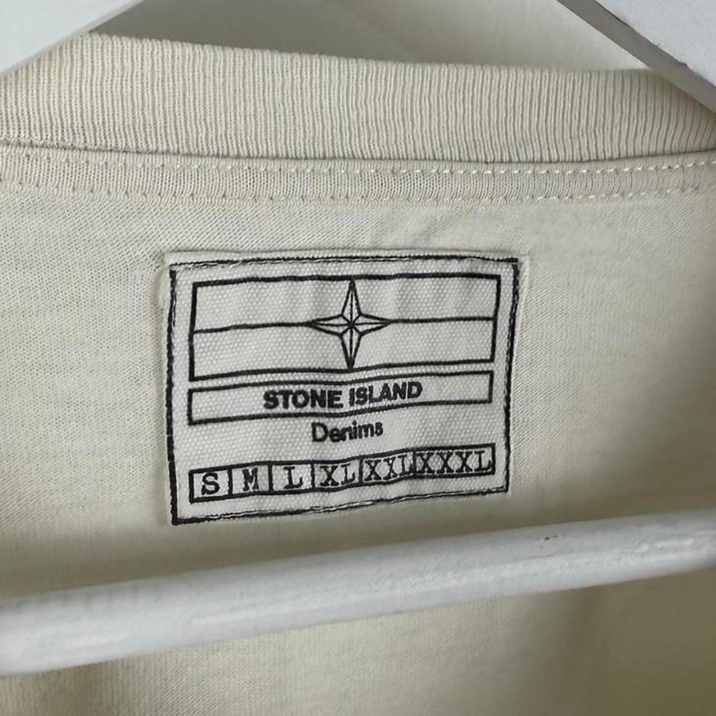Stone Island “Denims” Long Sleeve Graphic Tee (L)
