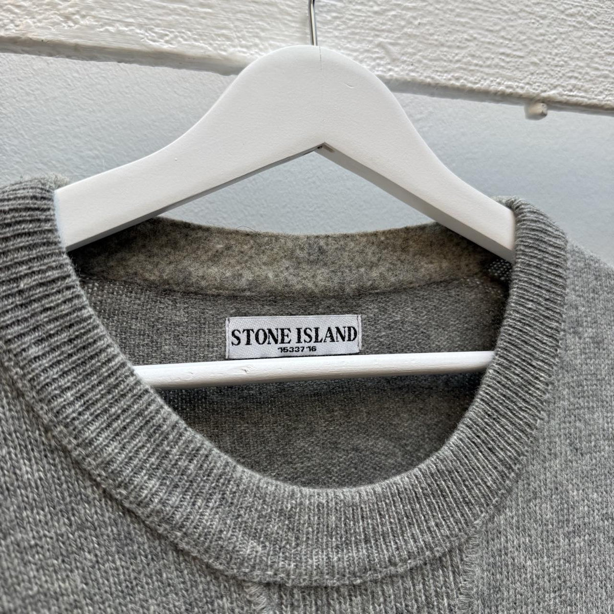 Stone Island Pre-Certilogo Wool Knit Jumper (XL)