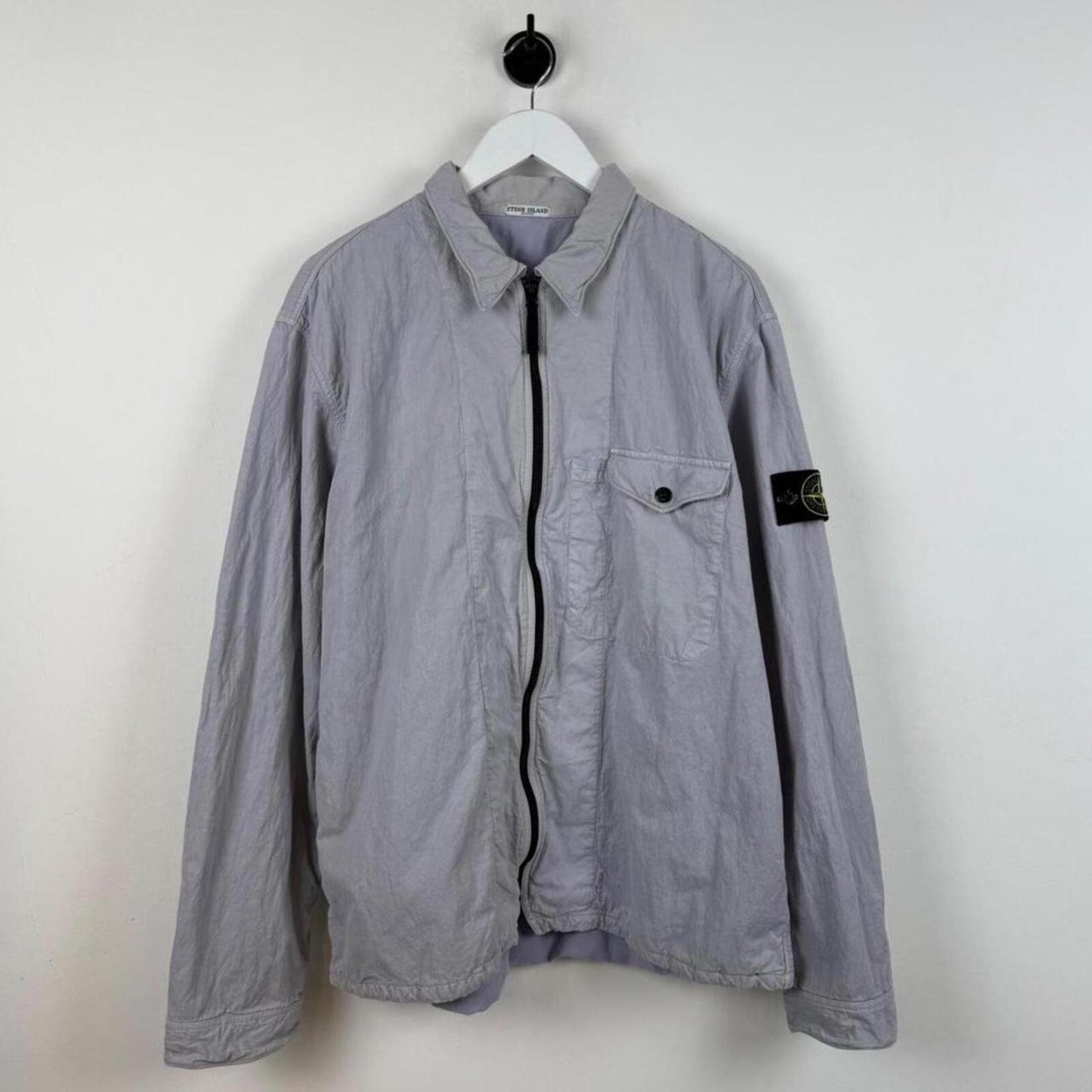 Stone Island Layered Overshirt Lavender (XXL)