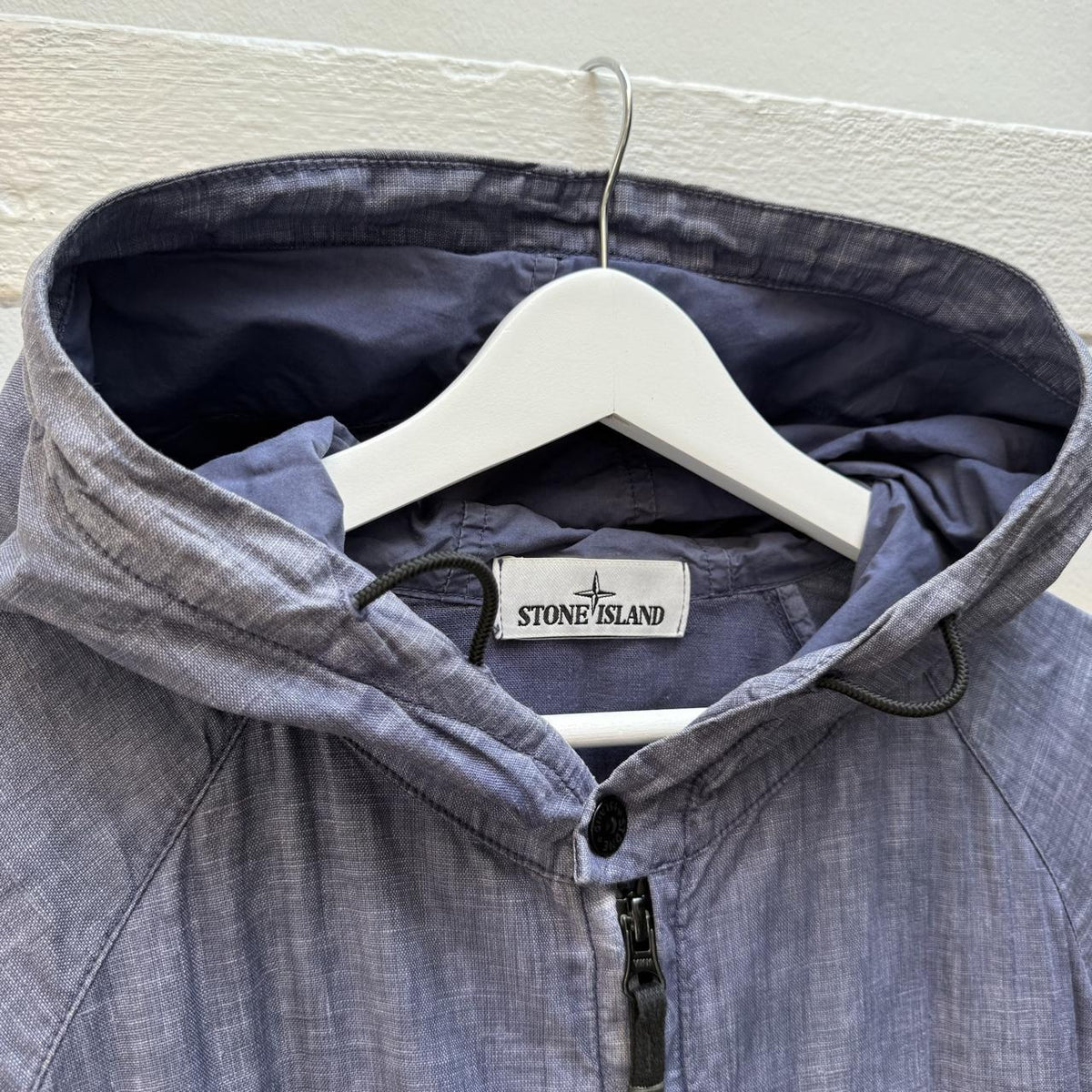 Stone Island Lino Watro Tela Hooded Jacket (L)
