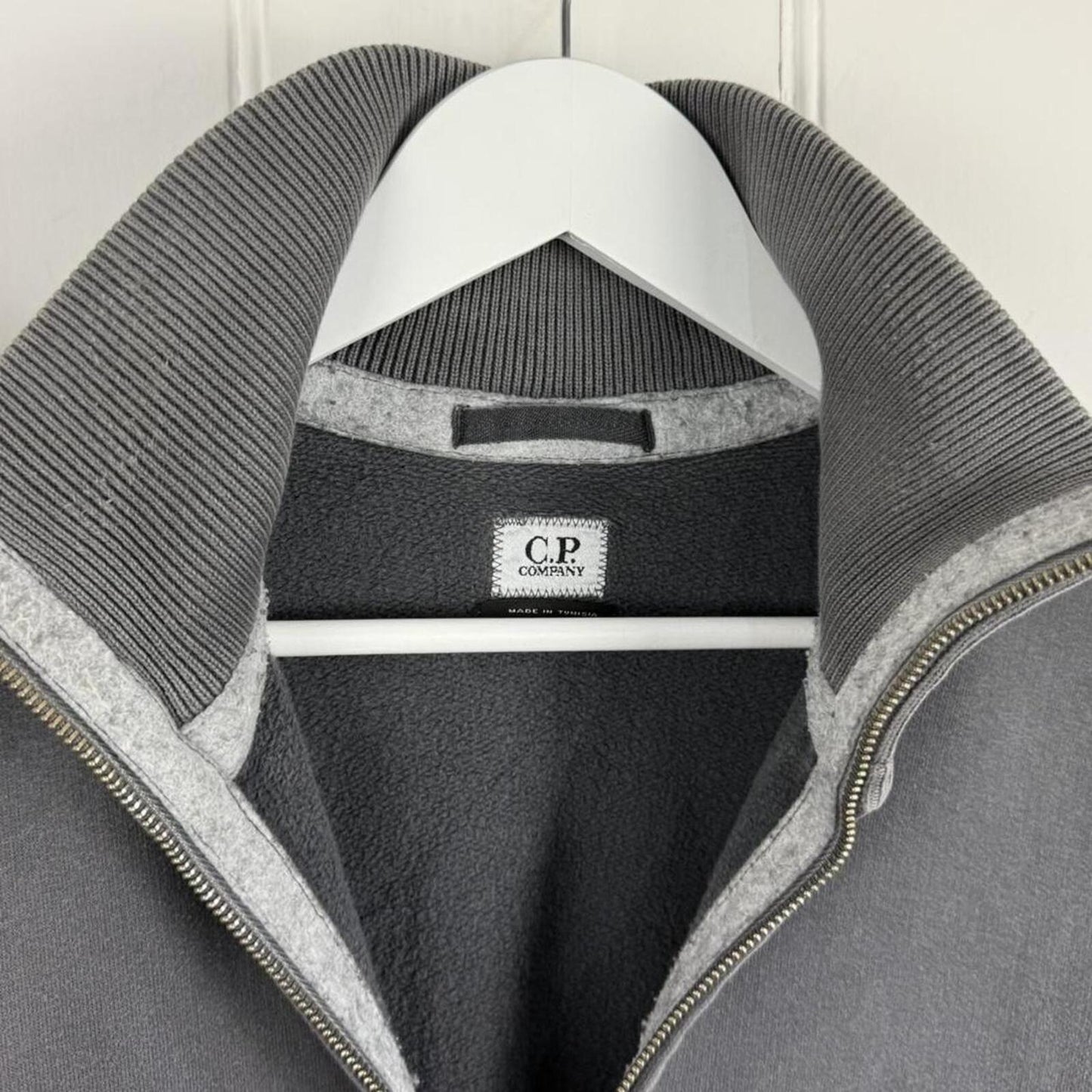 CP Company 00s Logo Zip Jumper Grey (L)